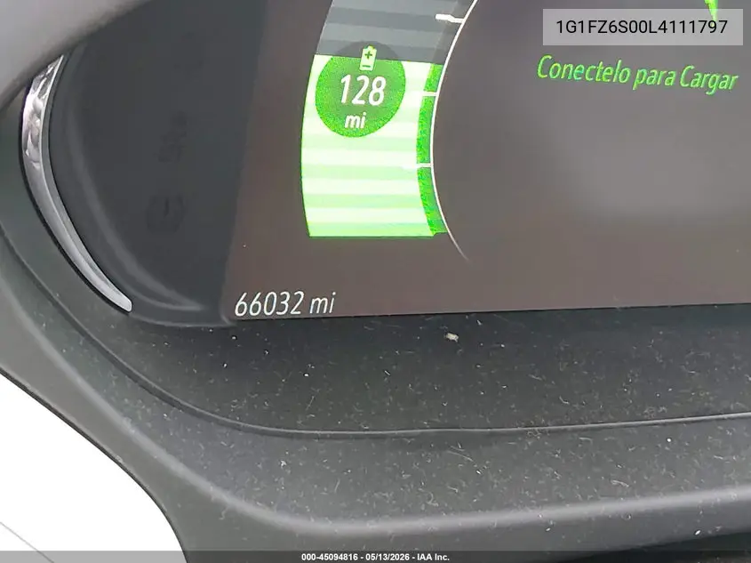 2020 Chevrolet Bolt Ev Fwd Premier VIN: 1G1FZ6S00L4111797 Lot: 45094816