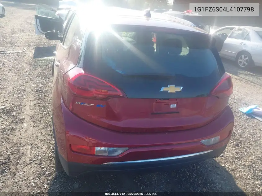 2020 Chevrolet Bolt Ev Fwd Premier VIN: 1G1FZ6S04L4107798 Lot: 45147712