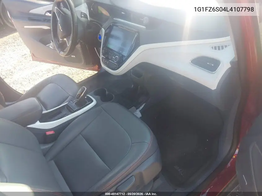 2020 Chevrolet Bolt Ev Fwd Premier VIN: 1G1FZ6S04L4107798 Lot: 45147712