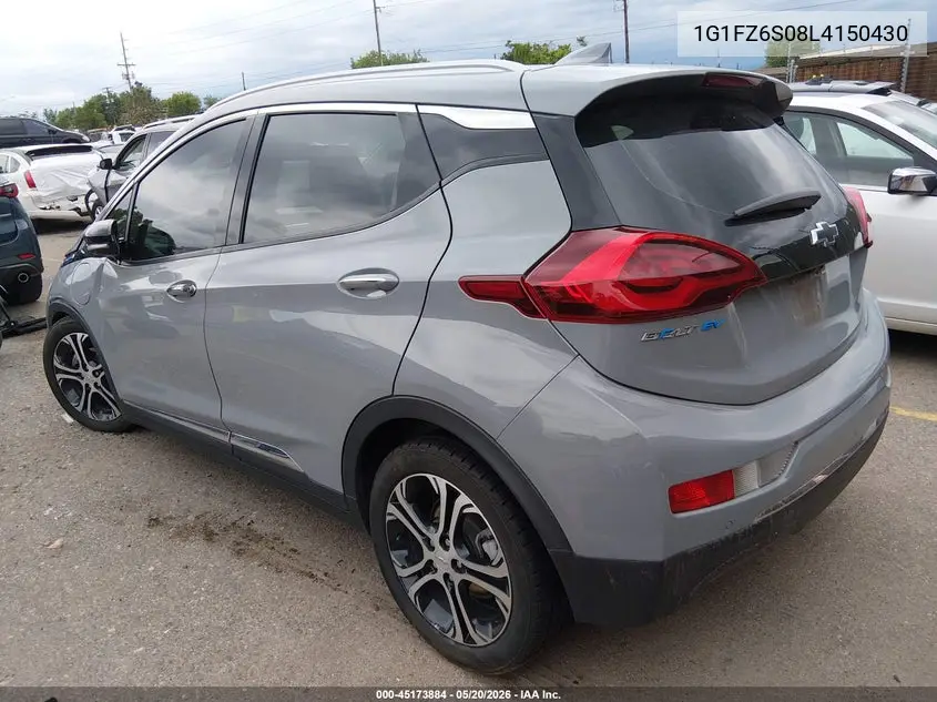 2020 Chevrolet Bolt Ev Fwd Premier VIN: 1G1FZ6S08L4150430 Lot: 45173884