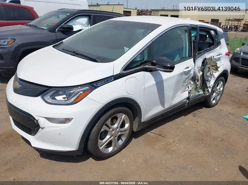 2020 Chevrolet Bolt Ev Fwd Lt VIN: 1G1FY6S03L4139046 Lot: 45237252