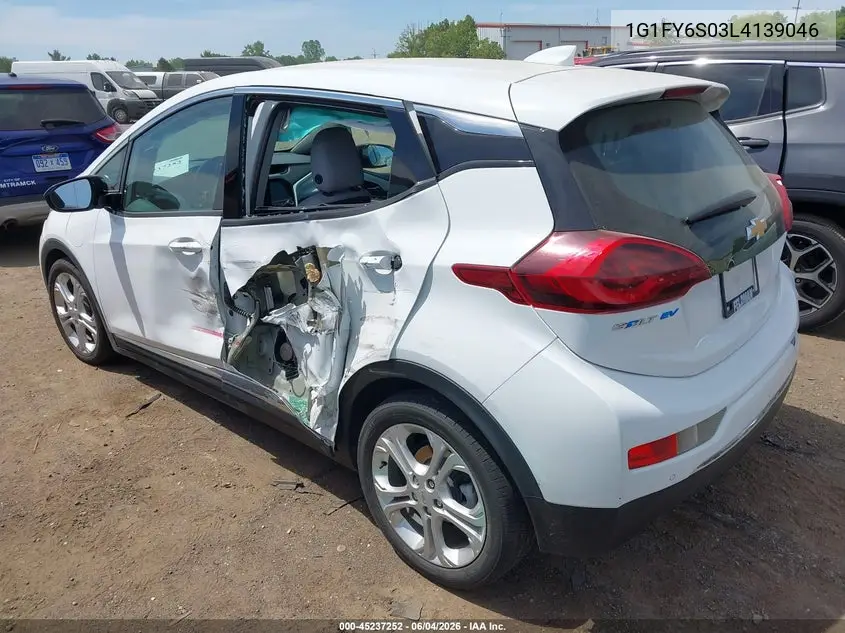 2020 Chevrolet Bolt Ev Fwd Lt VIN: 1G1FY6S03L4139046 Lot: 45237252