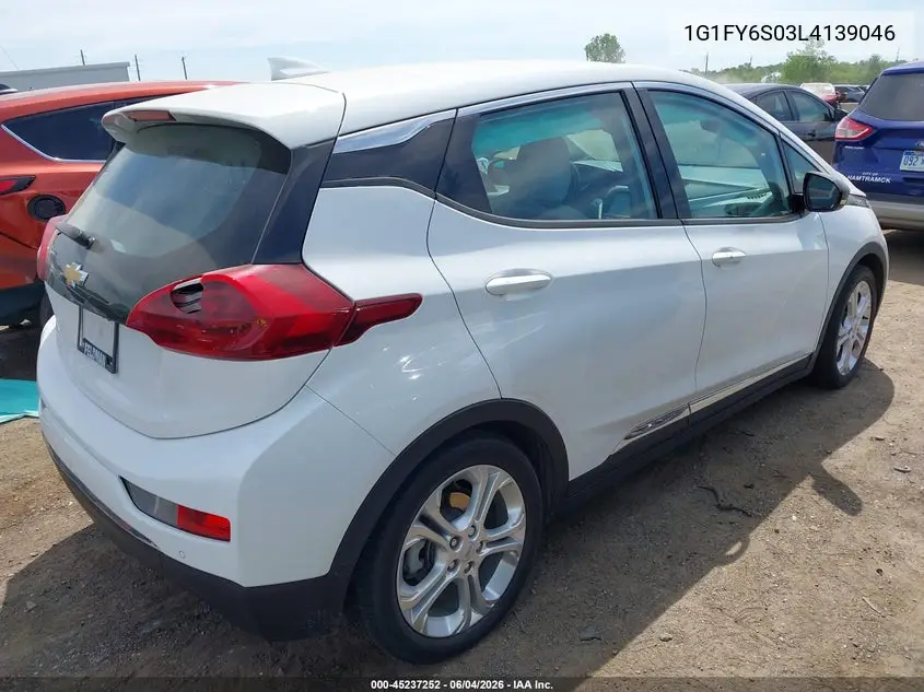 2020 Chevrolet Bolt Ev Fwd Lt VIN: 1G1FY6S03L4139046 Lot: 45237252