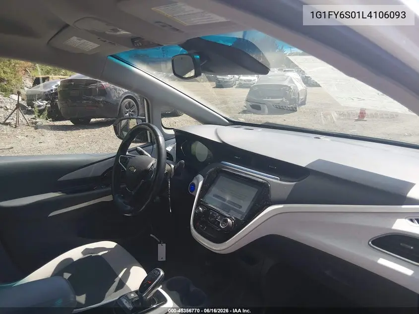 2020 Chevrolet Bolt Ev Fwd Lt VIN: 1G1FY6S01L4106093 Lot: 45356770