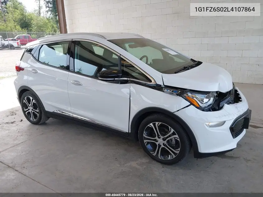 2020 Chevrolet Bolt Ev Fwd Premier VIN: 1G1FZ6S02L4107864 Lot: 45445779