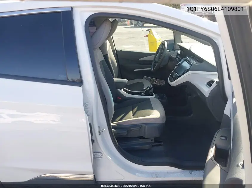 2020 Chevrolet Bolt Ev Fwd Lt VIN: 1G1FY6S06L4109801 Lot: 45455606