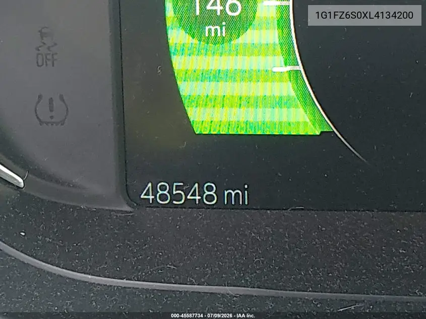 2020 Chevrolet Bolt Ev Fwd Premier VIN: 1G1FZ6S0XL4134200 Lot: 45587734