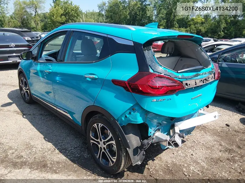 2020 Chevrolet Bolt Ev Fwd Premier VIN: 1G1FZ6S0XL4134200 Lot: 45587734