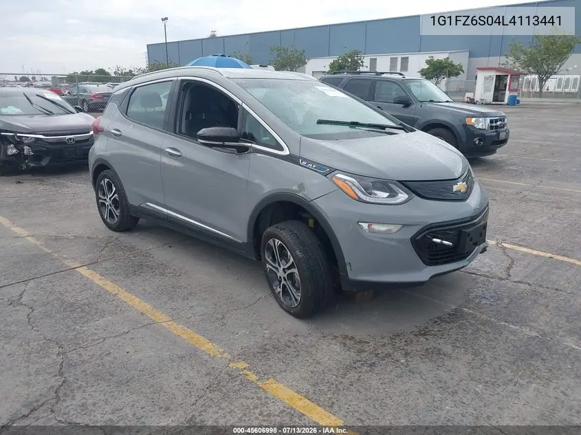 2020 Chevrolet Bolt Ev Fwd Premier VIN: 1G1FZ6S04L4113441 Lot: 45606998