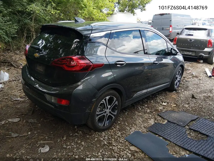 2020 Chevrolet Bolt Ev Fwd Premier VIN: 1G1FZ6S04L4148769 Lot: 45615174