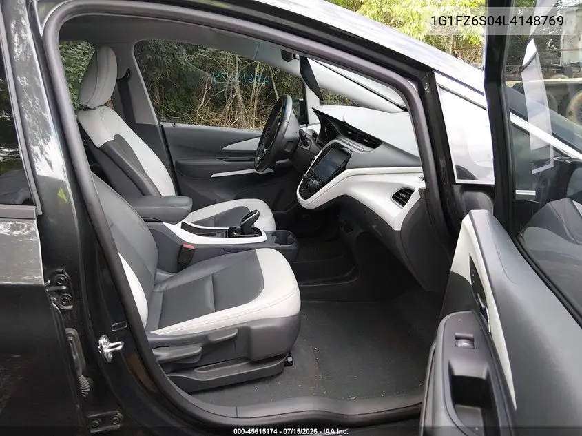 2020 Chevrolet Bolt Ev Fwd Premier VIN: 1G1FZ6S04L4148769 Lot: 45615174