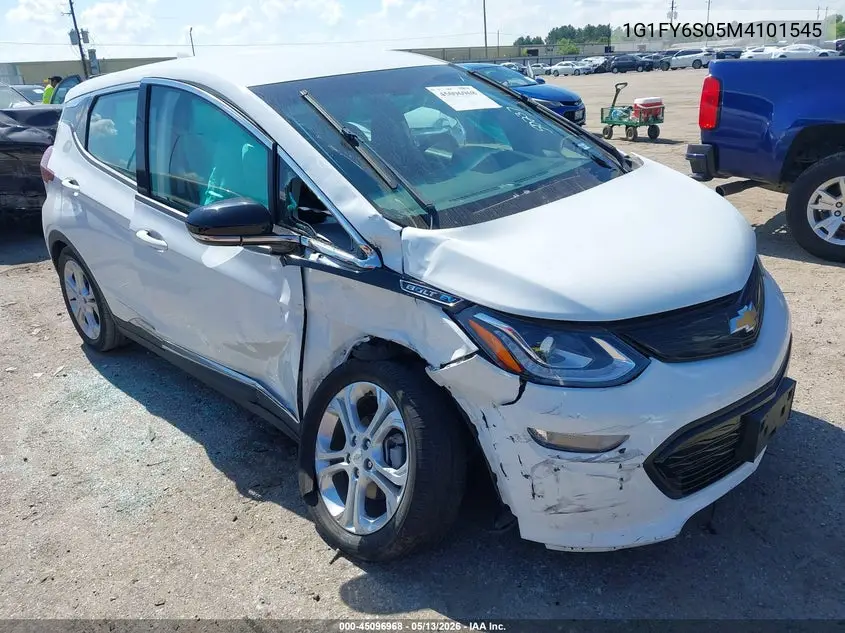 2021 Chevrolet Bolt Ev Fwd Lt VIN: 1G1FY6S05M4101545 Lot: 45096968