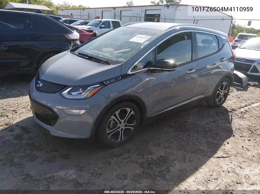 2021 Chevrolet Bolt Ev Fwd Premier VIN: 1G1FZ6S04M4110959 Lot: 45225328