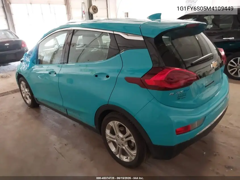 2021 Chevrolet Bolt Ev Fwd Lt VIN: 1G1FY6S05M4109449 Lot: 45374725