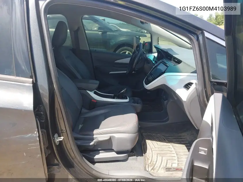 2021 Chevrolet Bolt Ev Fwd Premier VIN: 1G1FZ6S00M4103989 Lot: 45546385