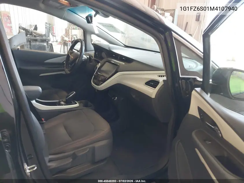 2021 Chevrolet Bolt Ev Fwd Premier VIN: 1G1FZ6S01M4107940 Lot: 45548393