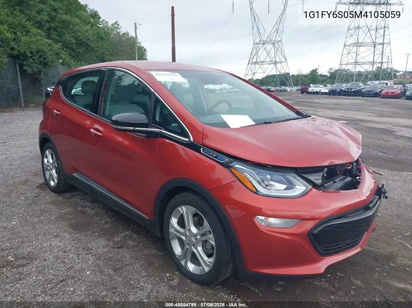 2021 Chevrolet Bolt Ev Fwd Lt VIN: 1G1FY6S05M4105059 Lot: 45554799
