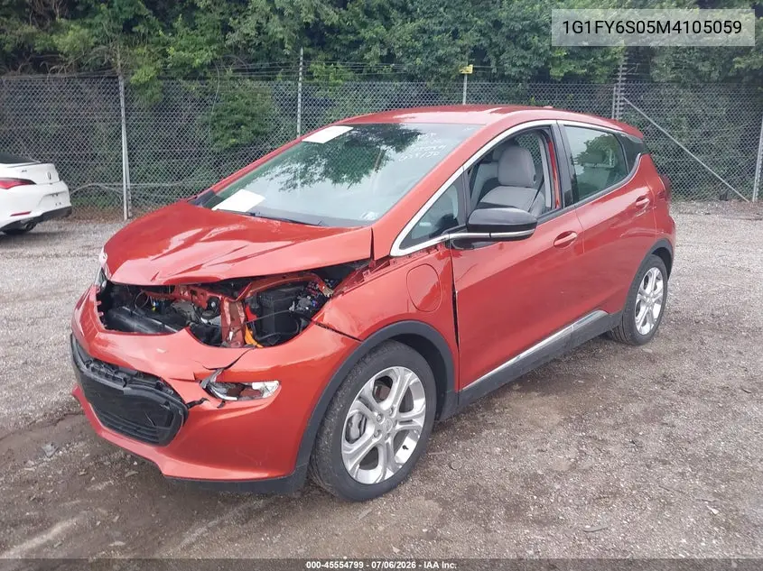 2021 Chevrolet Bolt Ev Fwd Lt VIN: 1G1FY6S05M4105059 Lot: 45554799
