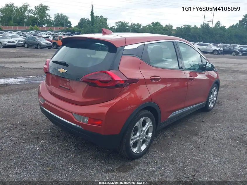 2021 Chevrolet Bolt Ev Fwd Lt VIN: 1G1FY6S05M4105059 Lot: 45554799