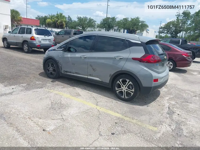 2021 Chevrolet Bolt Ev Fwd Premier VIN: 1G1FZ6S08M4111757 Lot: 45647881