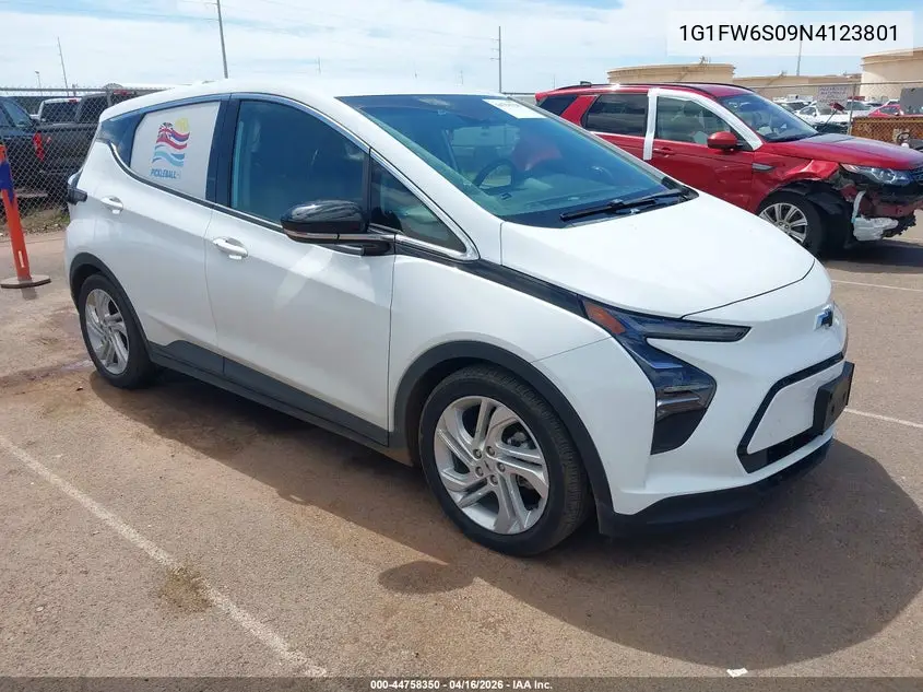 2022 Chevrolet Bolt Ev Fwd 1Lt VIN: 1G1FW6S09N4123801 Lot: 44758350