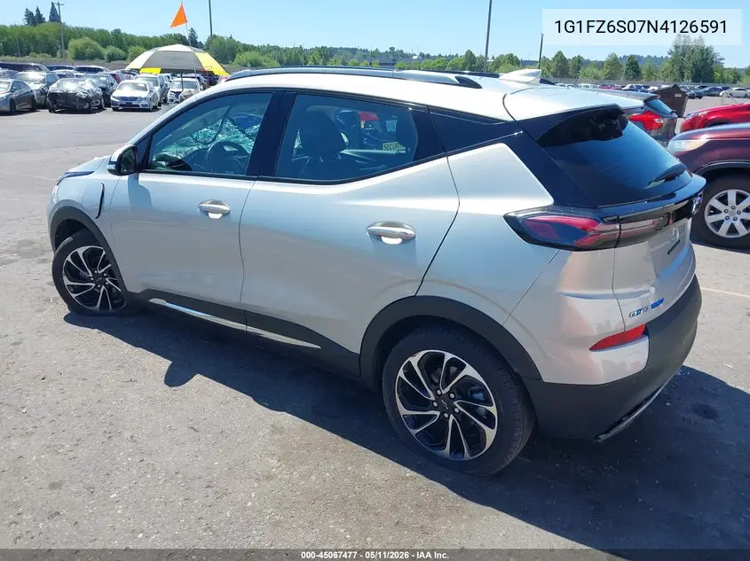 2022 Chevrolet Bolt Euv Fwd Premier VIN: 1G1FZ6S07N4126591 Lot: 45067477
