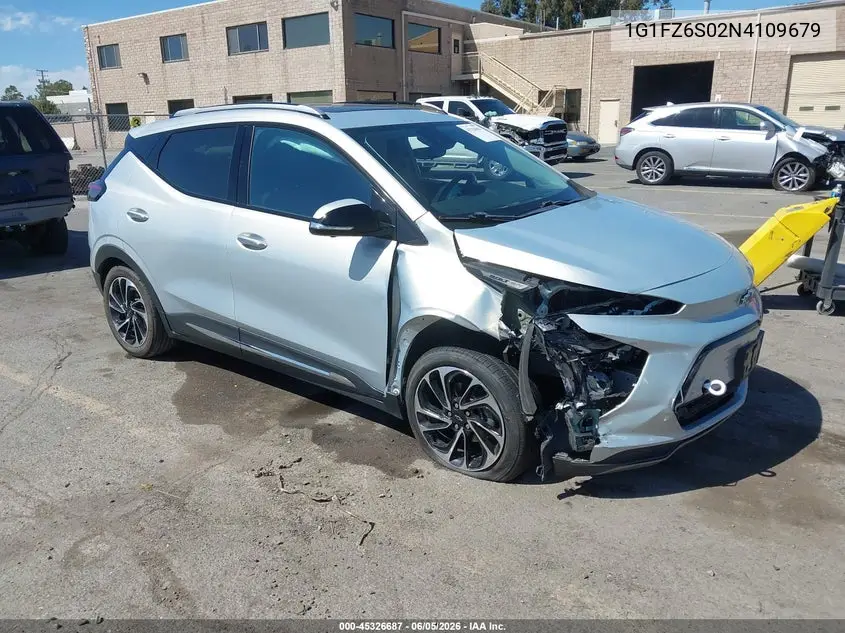 2022 Chevrolet Bolt Euv Fwd Premier VIN: 1G1FZ6S02N4109679 Lot: 45326687