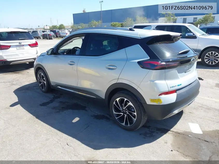2022 Chevrolet Bolt Euv Fwd Premier VIN: 1G1FZ6S02N4109679 Lot: 45326687