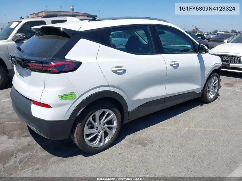 2022 Chevrolet Bolt Euv Fwd Lt VIN: 1G1FY6S09N4123324 Lot: 45444095