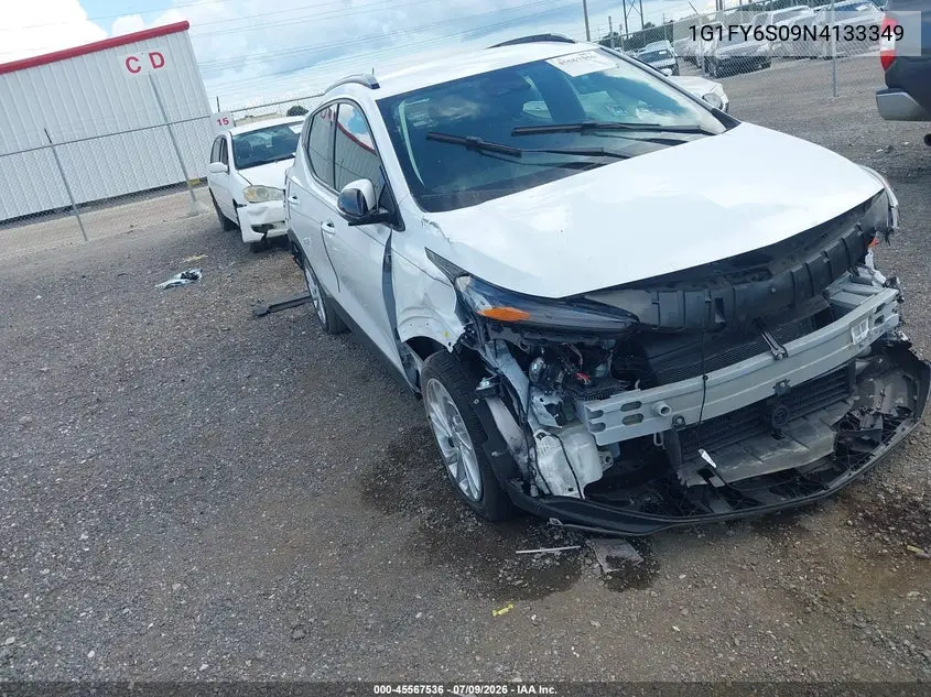 2022 Chevrolet Bolt Euv Fwd Lt VIN: 1G1FY6S09N4133349 Lot: 45567536