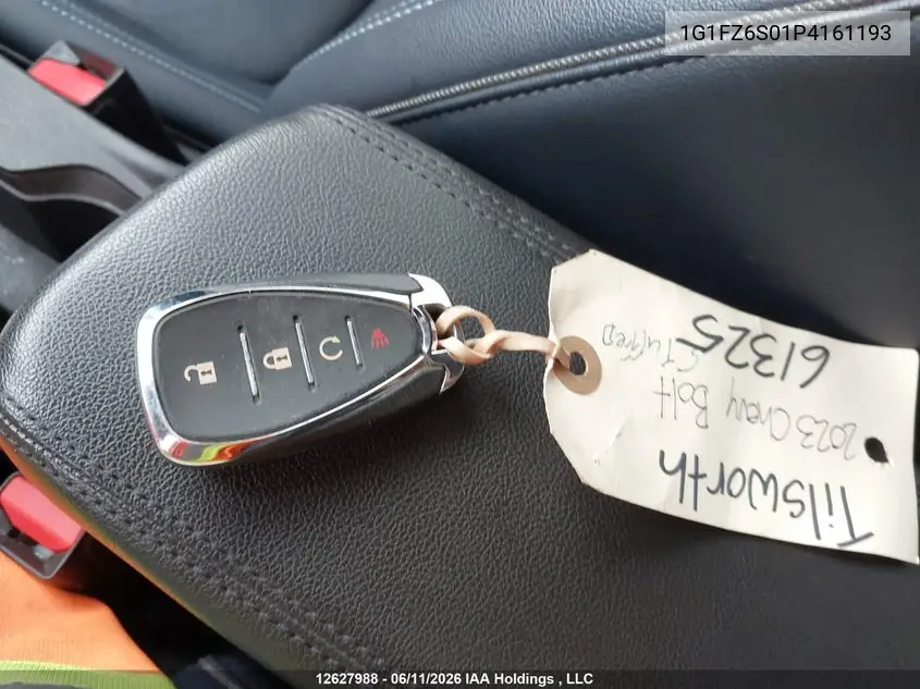2023 Chevrolet Bolt Euv Premier VIN: 1G1FZ6S01P4161193 Lot: 12627988