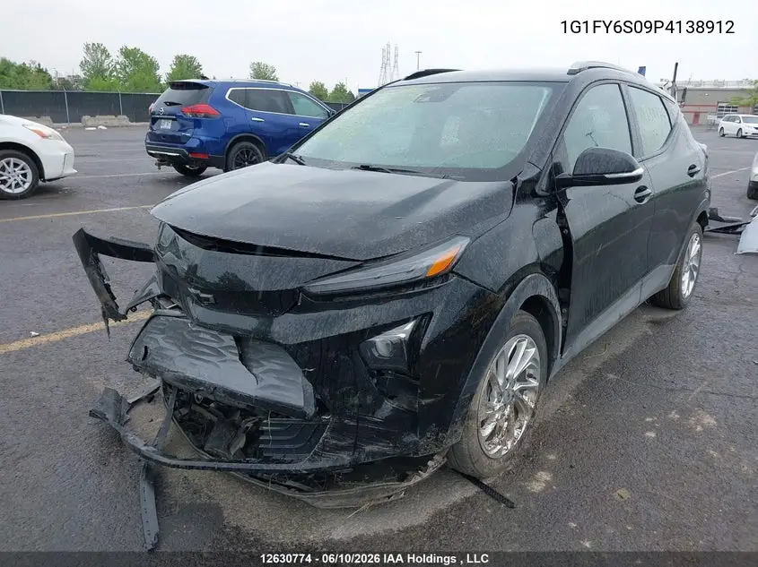 2023 Chevrolet Bolt Euv Lt VIN: 1G1FY6S09P4138912 Lot: 12630774