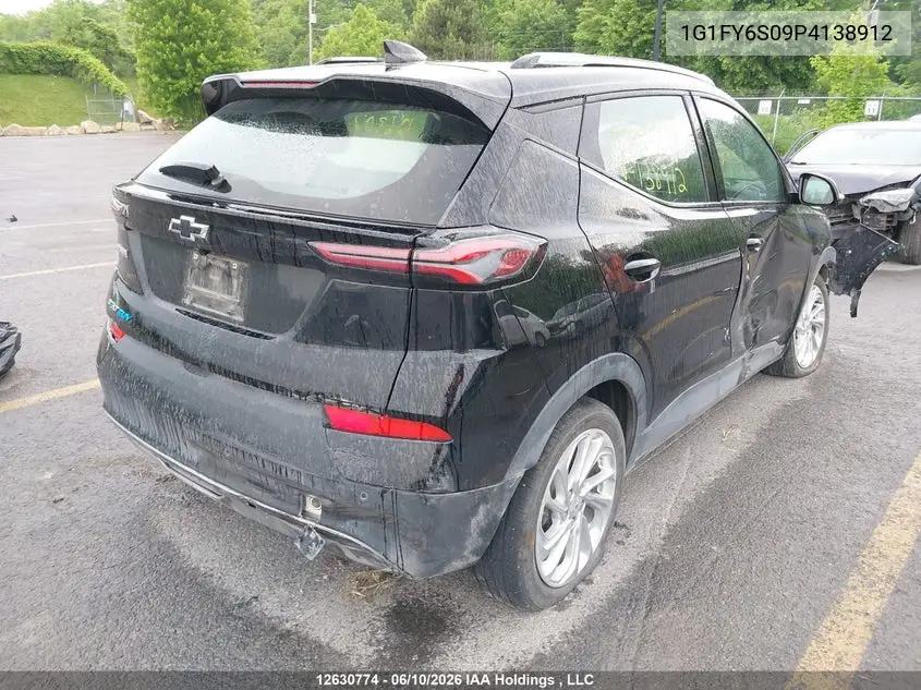 2023 Chevrolet Bolt Euv Lt VIN: 1G1FY6S09P4138912 Lot: 12630774
