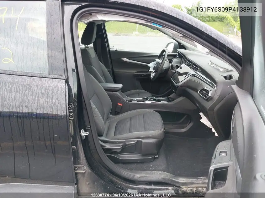 2023 Chevrolet Bolt Euv Lt VIN: 1G1FY6S09P4138912 Lot: 12630774