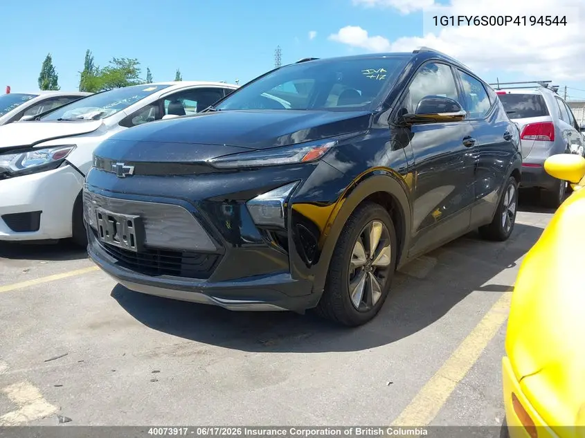2023 Chevrolet Bolt Euv Lt VIN: 1G1FY6S00P4194544 Lot: 40073917
