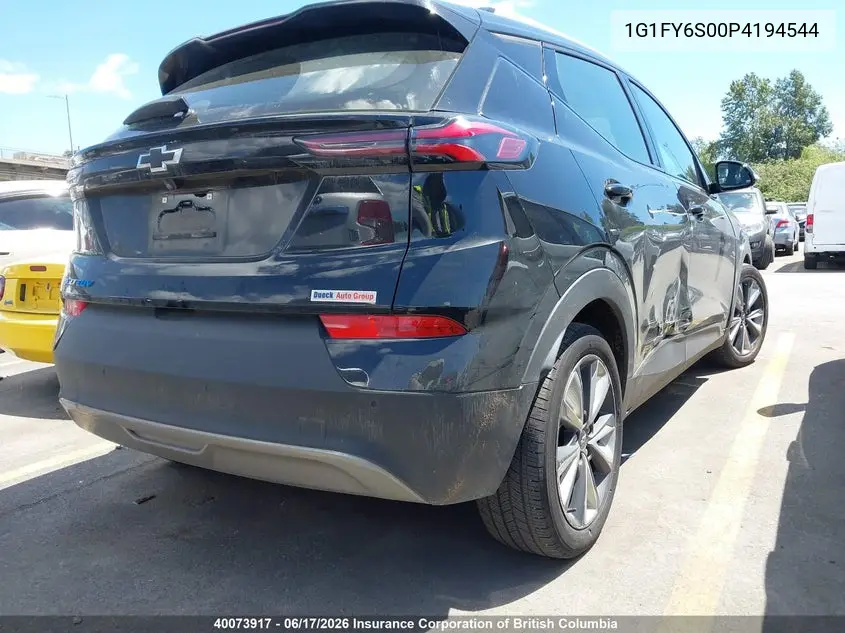 2023 Chevrolet Bolt Euv Lt VIN: 1G1FY6S00P4194544 Lot: 40073917