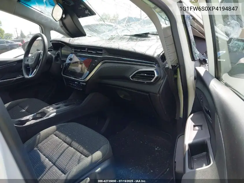 2023 Chevrolet Bolt Ev Fwd 1Lt VIN: 1G1FW6S0XP4194847 Lot: 42735850