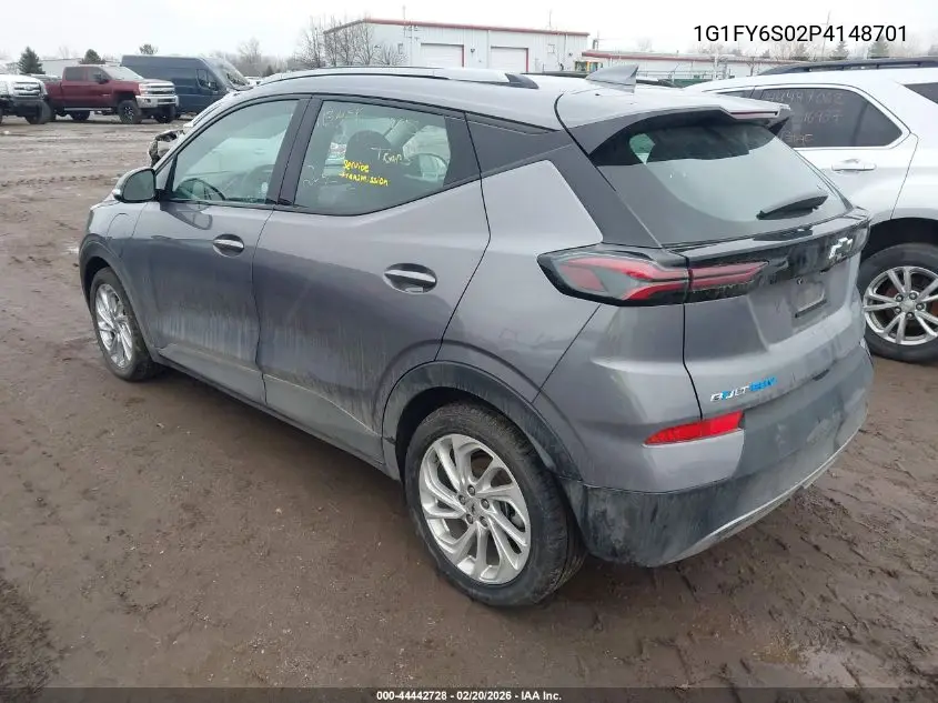 2023 Chevrolet Bolt Euv Fwd Lt VIN: 1G1FY6S02P4148701 Lot: 44442728