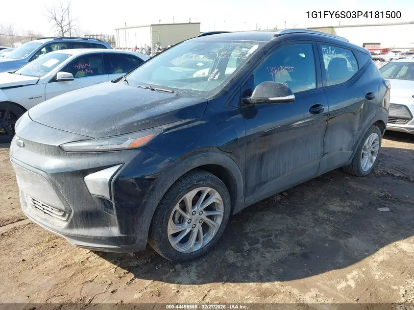 2023 Chevrolet Bolt Euv Fwd Lt VIN: 1G1FY6S03P4181500 Lot: 44498555