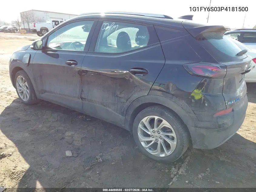 2023 Chevrolet Bolt Euv Fwd Lt VIN: 1G1FY6S03P4181500 Lot: 44498555