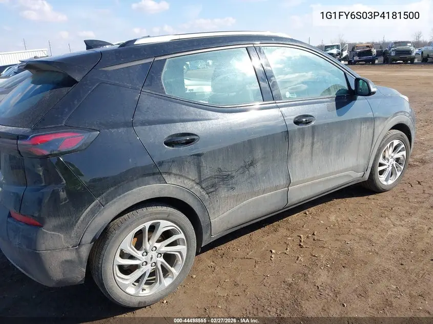 2023 Chevrolet Bolt Euv Fwd Lt VIN: 1G1FY6S03P4181500 Lot: 44498555
