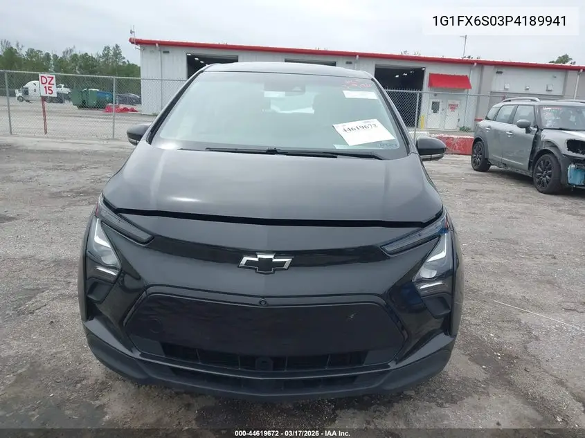 2023 Chevrolet Bolt Ev Fwd 2Lt VIN: 1G1FX6S03P4189941 Lot: 44619672