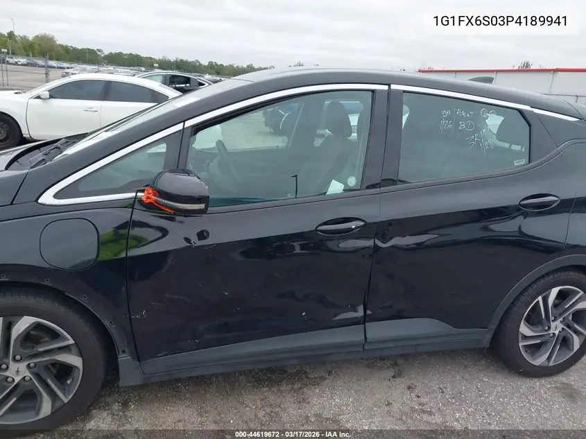 2023 Chevrolet Bolt Ev Fwd 2Lt VIN: 1G1FX6S03P4189941 Lot: 44619672