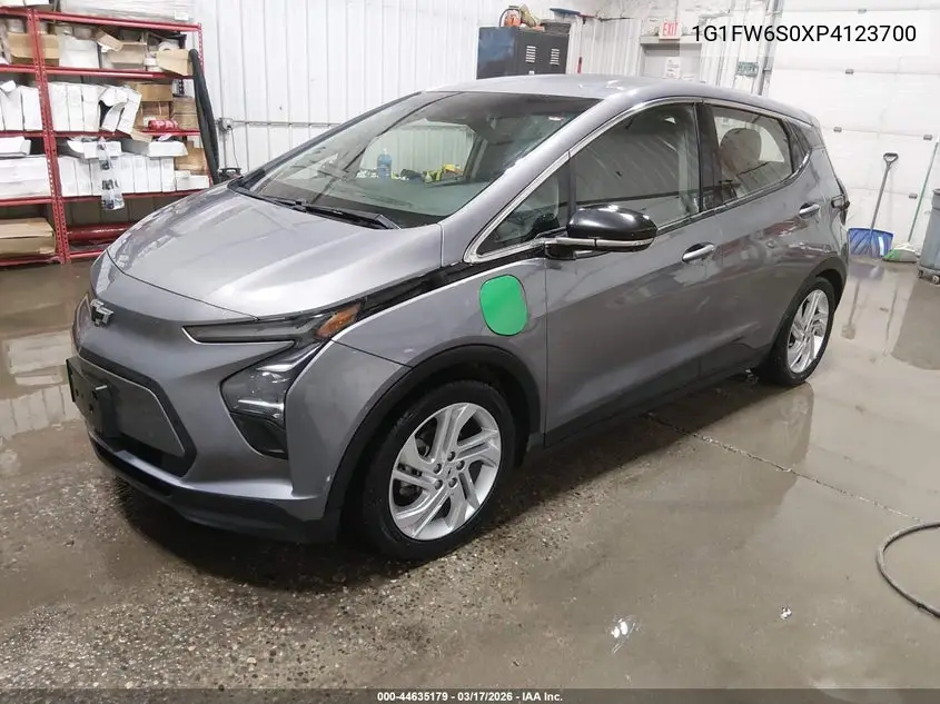 2023 Chevrolet Bolt Ev Fwd 1Lt VIN: 1G1FW6S0XP4123700 Lot: 44635179