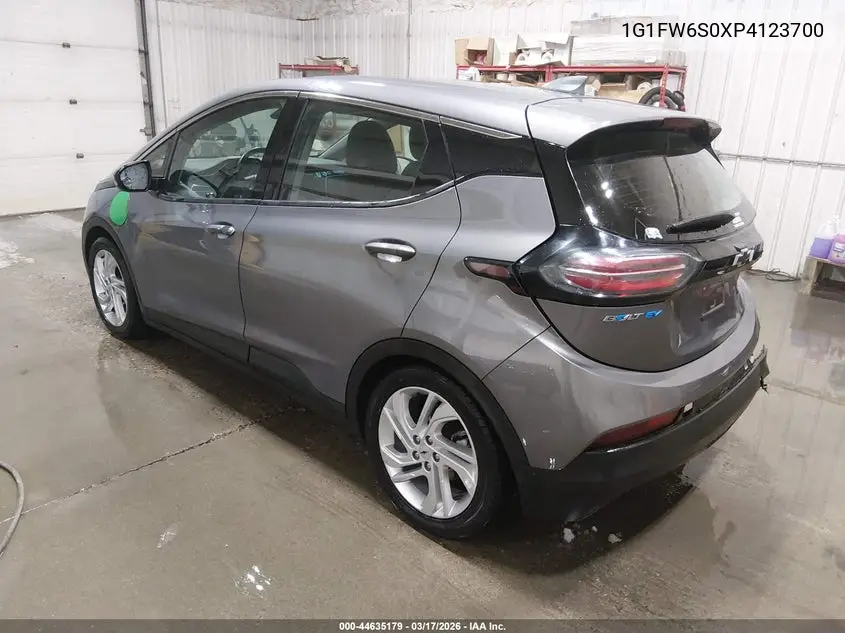 2023 Chevrolet Bolt Ev Fwd 1Lt VIN: 1G1FW6S0XP4123700 Lot: 44635179