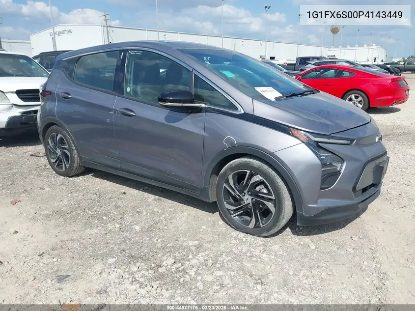 2023 Chevrolet Bolt Ev Fwd 2Lt VIN: 1G1FX6S00P4143449 Lot: 44677175
