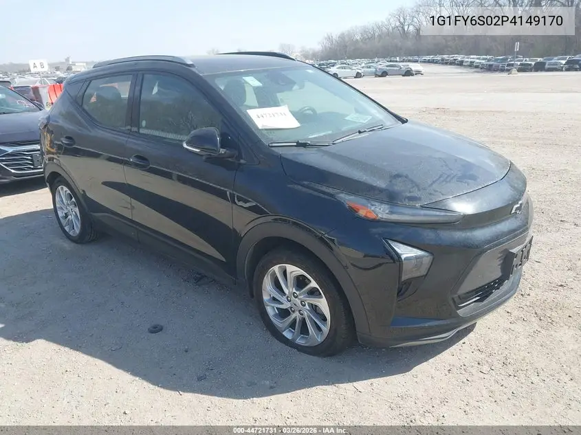 2023 Chevrolet Bolt Euv Fwd Lt VIN: 1G1FY6S02P4149170 Lot: 44721731