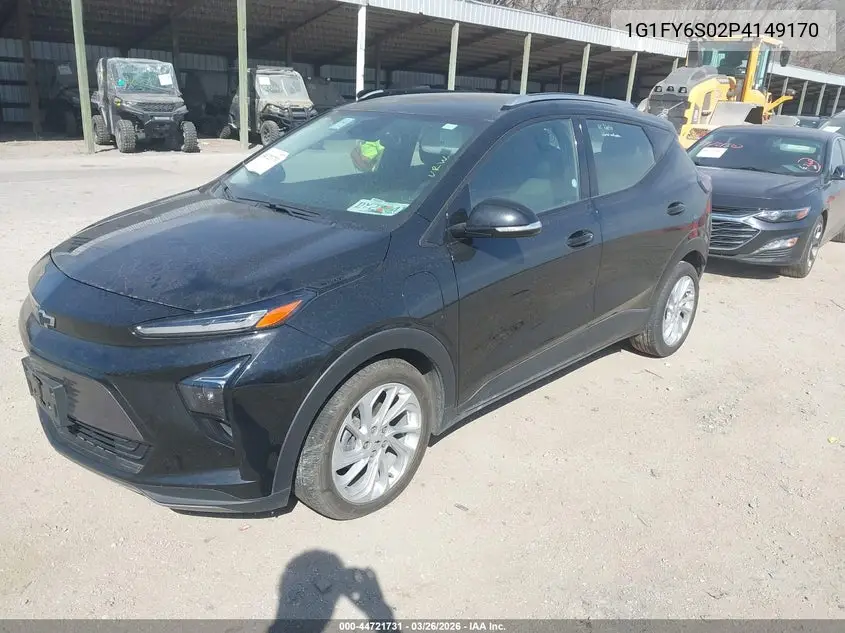 2023 Chevrolet Bolt Euv Fwd Lt VIN: 1G1FY6S02P4149170 Lot: 44721731