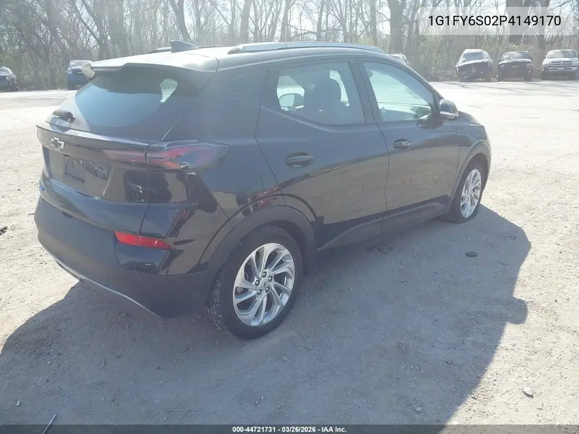 2023 Chevrolet Bolt Euv Fwd Lt VIN: 1G1FY6S02P4149170 Lot: 44721731