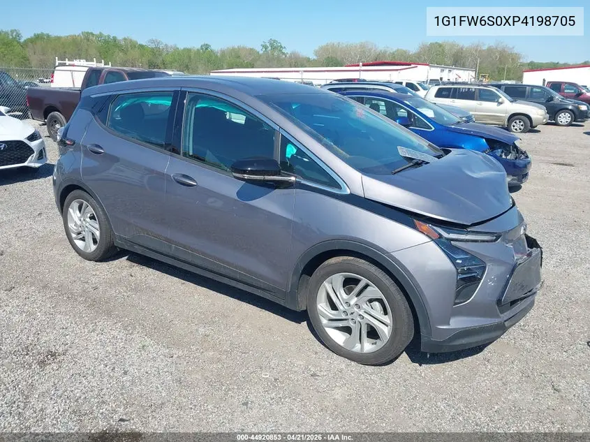 2023 Chevrolet Bolt Ev Fwd 1Lt VIN: 1G1FW6S0XP4198705 Lot: 44920853